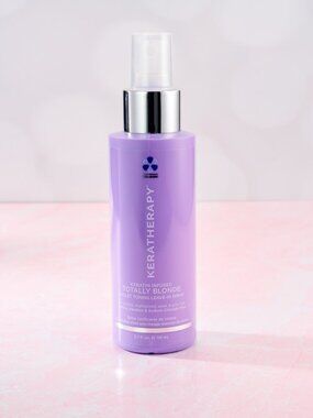 KERATHERAPY Totally Blonde Violet Toning Leave-In Spray 3.7 fl oz / 110ml